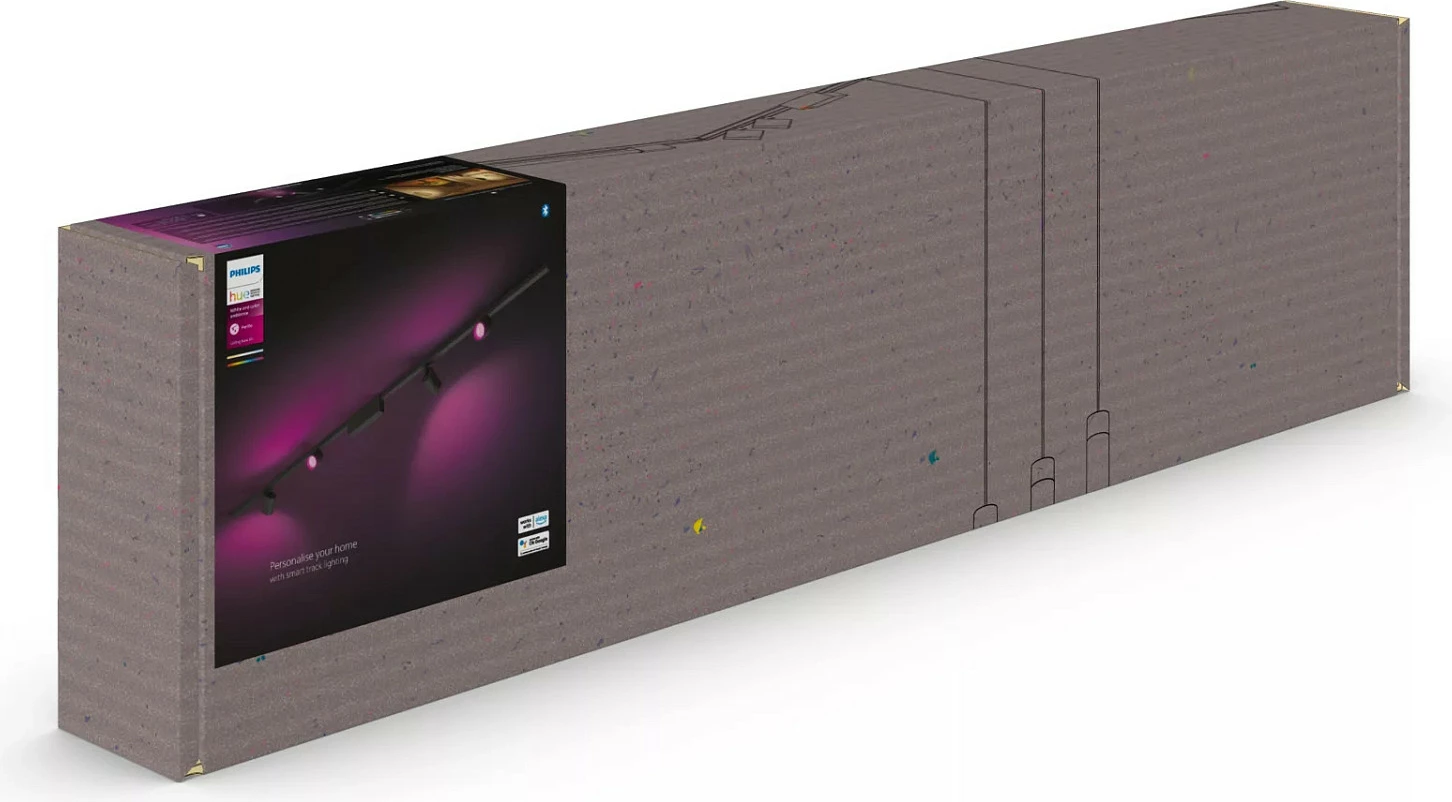 Ndriçues smart Philips Hue Perifo, 4 spote, Bluetooth, LED, i zi