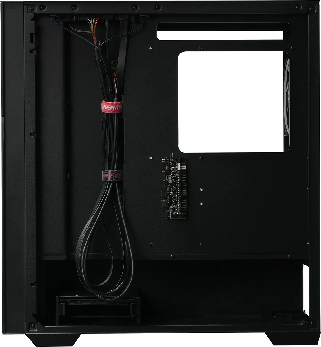 Kasë Enermax ENERMAXK8 ARGB, Midi Tower, xham i temperuar, ARGB, e zezë