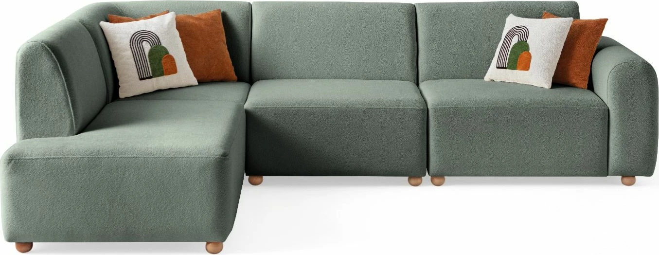 Këndare Atelier del Sofa, S-Loft, kënd i majtë, ngjyrë jeshile deti