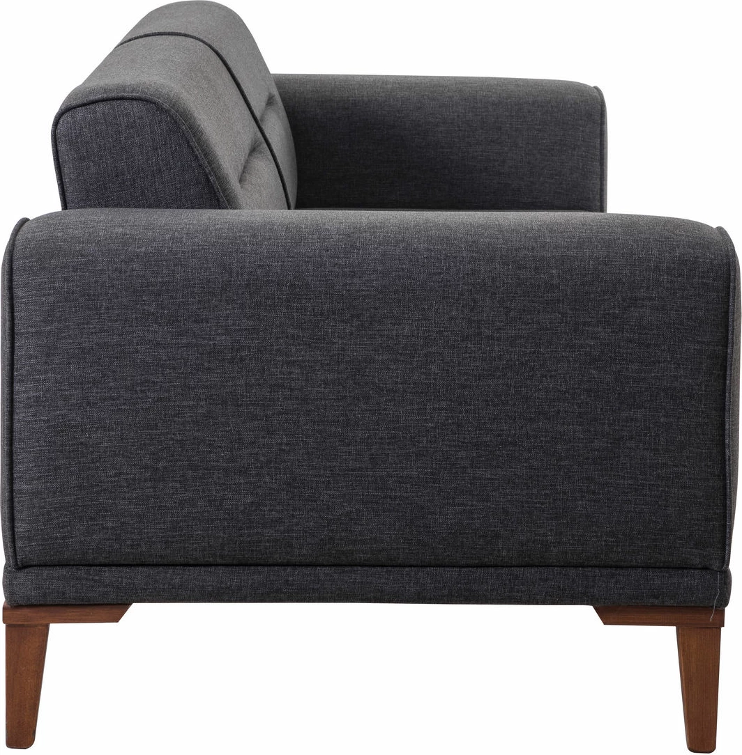 Set divan-krevat, karrige dhe tavolinë anësore, ngjyrë antracit, Liones 1053