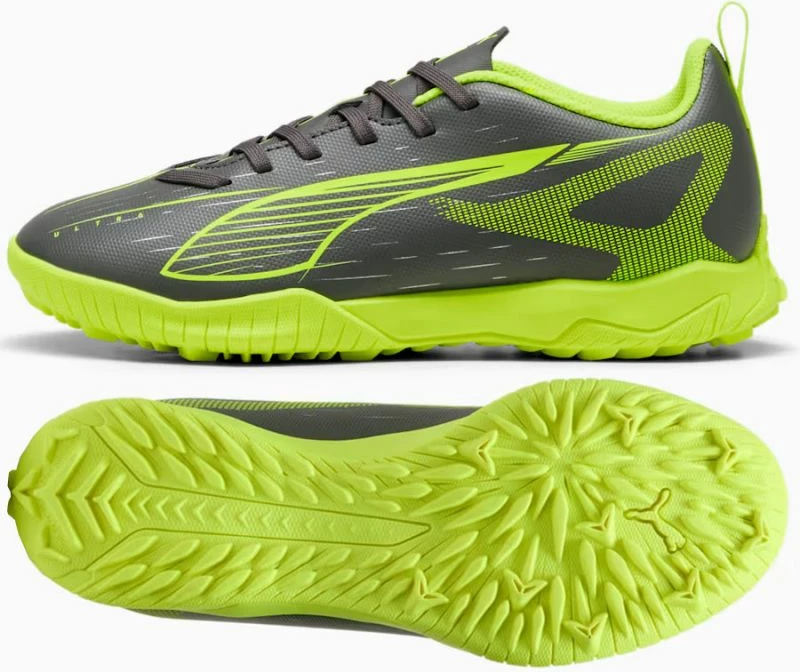 Atlete futbolli për fëmijë Puma, të gjelbra