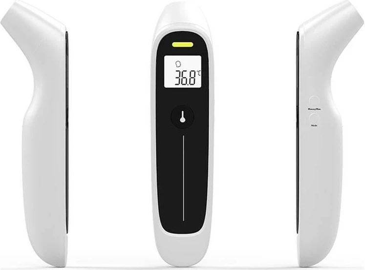 Termometër në vesh Jumper JPD-FR304, Bluetooth 5.0, bardhë e zi