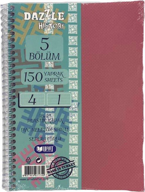 FLETORE B5 ME NDARJE 4+1 150FL 1/24