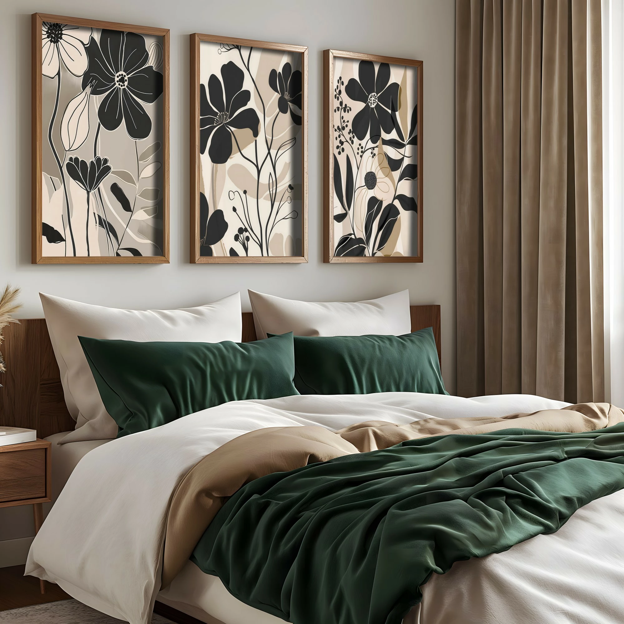Pikturë dekorative me kornizë MDF (3 copë), Wallity, GE265-L