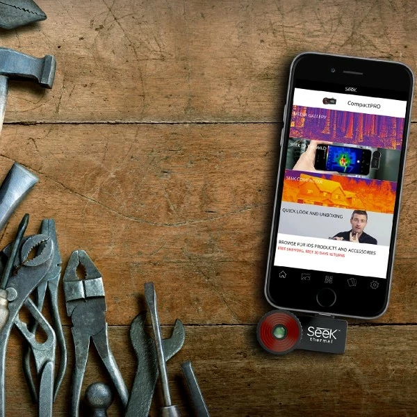 Kamerë termike Seek Thermal Pro FF për iOS, 320x240, 9 paleta, Lightning