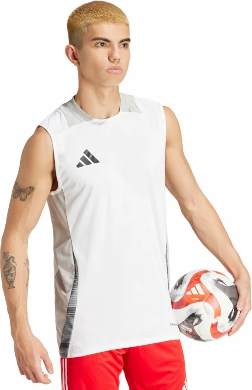Maicë pa mëngë për meshkuj adidas, e bardhë [Madhësia: XXL]