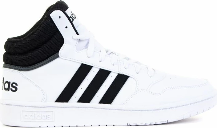 Atlete për meshkuj adidas Hoops 3.0 Mid M GW3019, të bardha [Madhësia: 44 2/3]