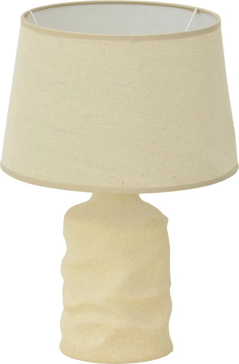 Llambë tavoline Wabbi, qeramikë dhe bexh, D28x41cm