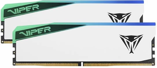 RAM Memorje PATRIOT Viper Elite 5 RGB PVER532G62C42KW 32GB (2x16GB) DDR5-6200 CL42 DIMM e bardhë