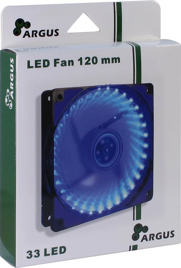 Ventilator për kasë Inter-Tech ARGUS L-12025, 120mm, LED blu