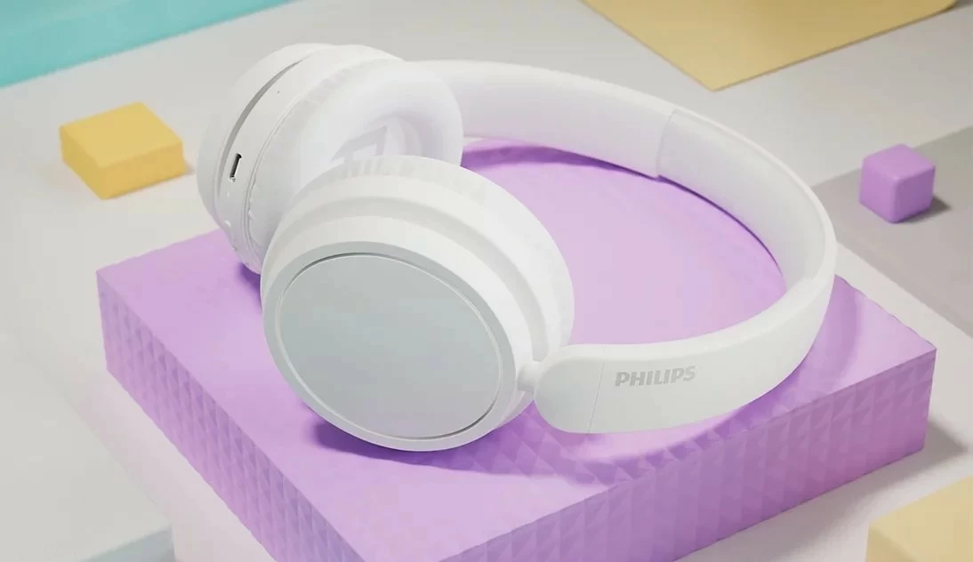 Kufje Philips TAH5209WT/00, Bluetooth 5.3, on-ear, 65 orë, të palosshme, të bardha