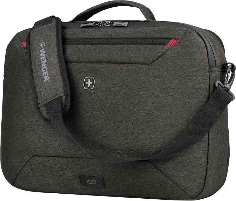 Çantë laptopi Wenger MX Commute 16 inç me rripa shpine, e zezë