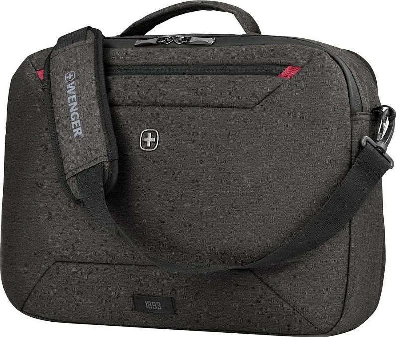 Çantë laptopi Wenger MX Commute 16 inç me rripa shpine, e zezë