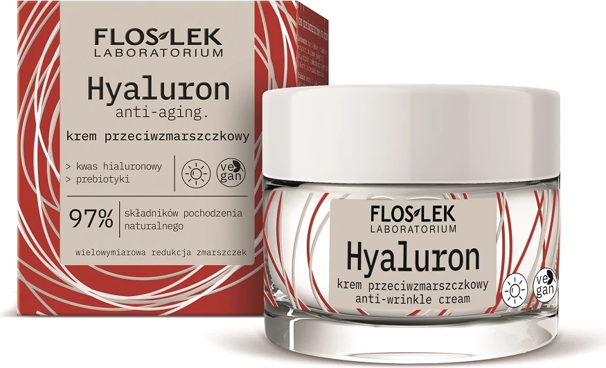 Krem fytyre anti-rrudhë Floslek Hyaluron Day Cream për femra 50ml