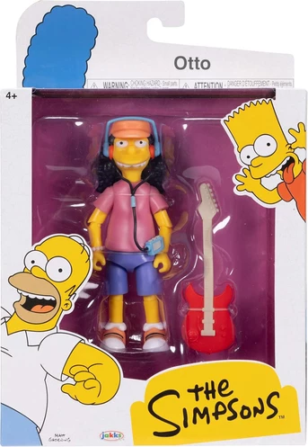 The Simpsons Otto with Electric Guitar 12cm Collectible Figure