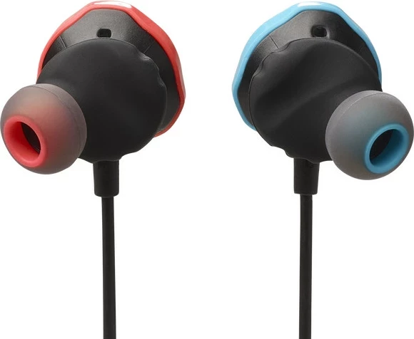 Kufje JBL Quantum 50N me kabllo in-ear për Nintendo, me mikrofon dhe kontrollues, kuqe/kaltër