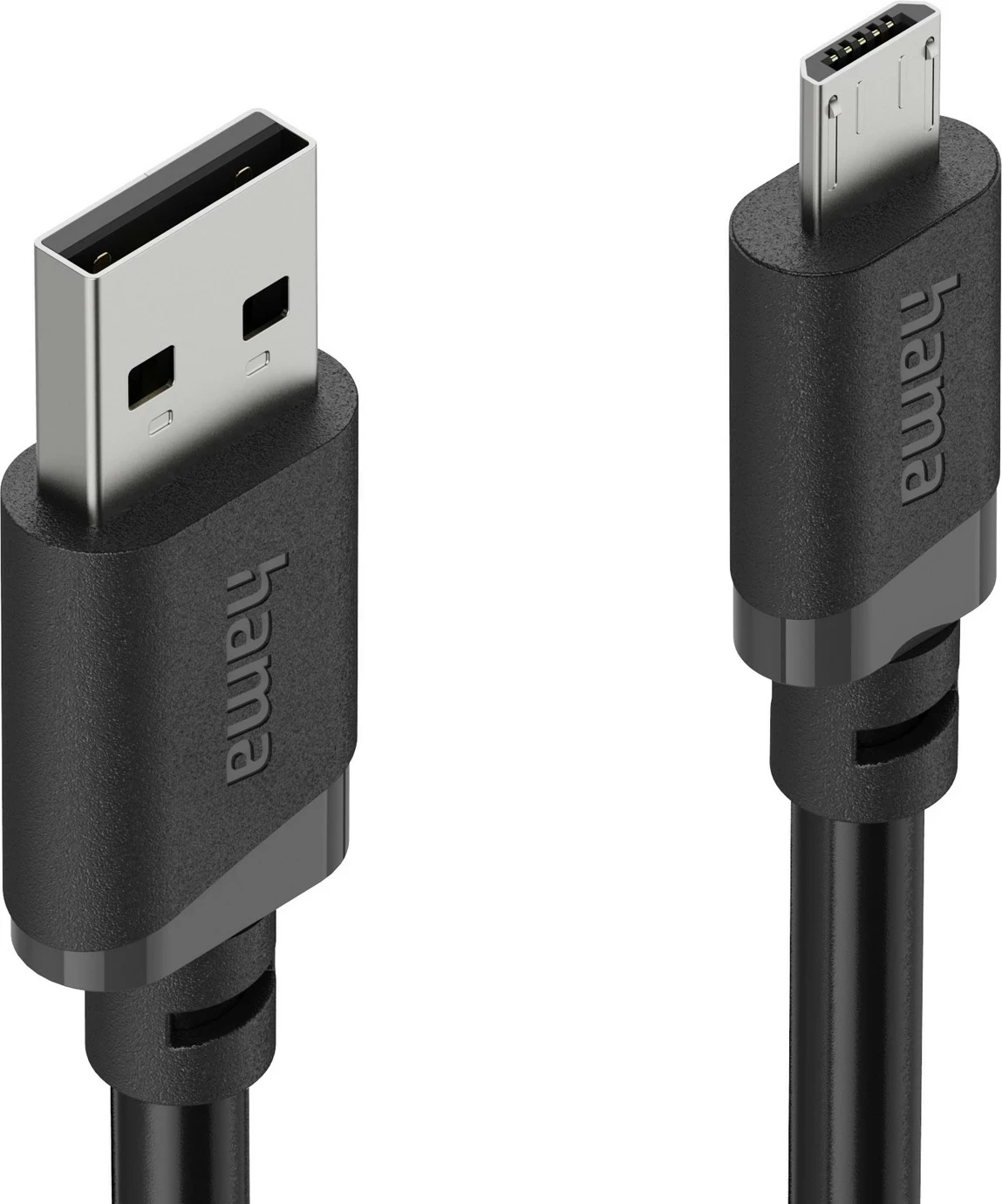 Kabllo karikimi Hama USB-A në micro USB, USB 2.0, 2 m, e zezë