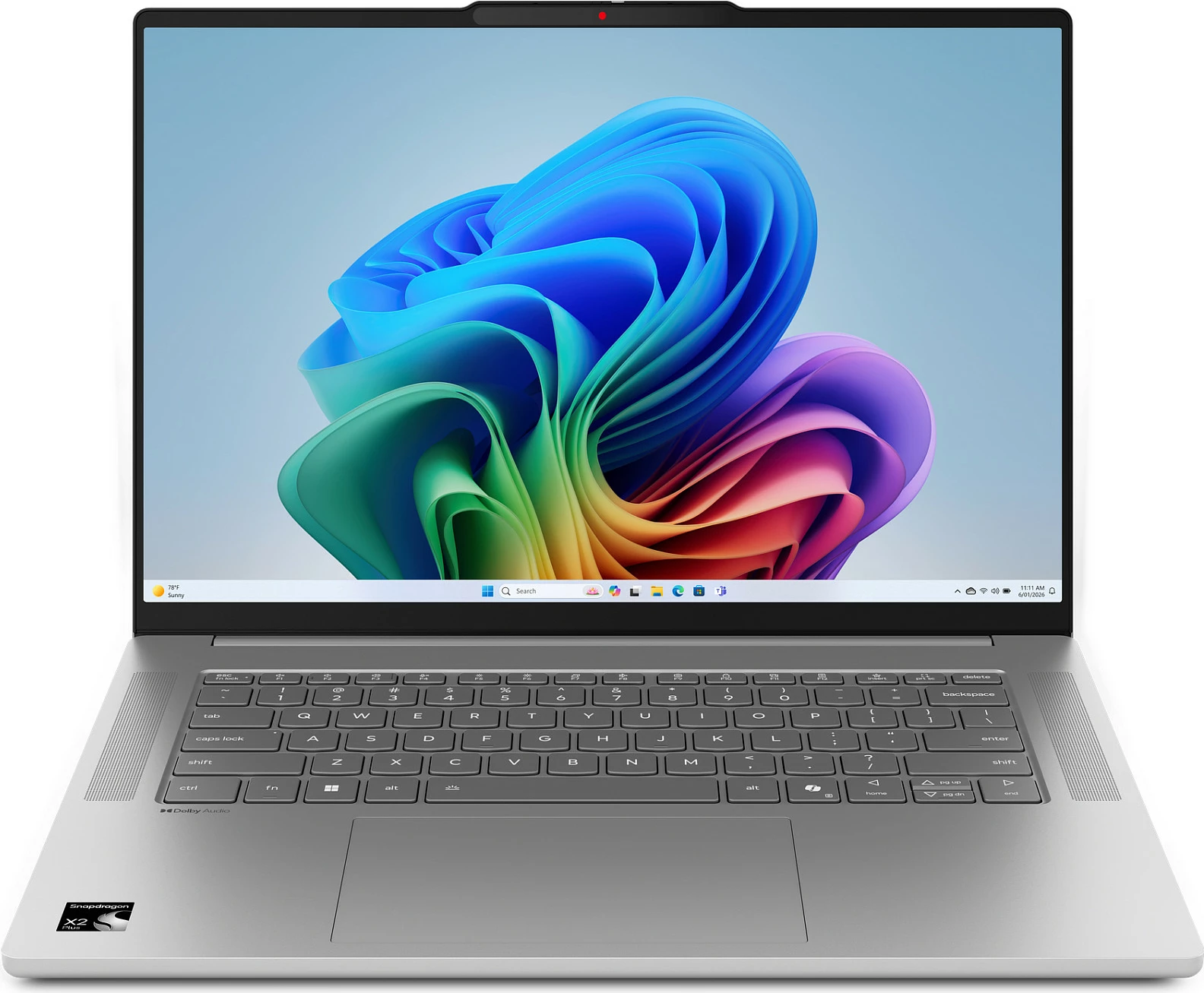 Kompjuter Lenovo IdeaPad 5 Slim 15Q8Y11, Snapdragon X2P-42-100, 16GB RAM Memorje, 1TB SSD, Windows 11 Home, i argjendtë