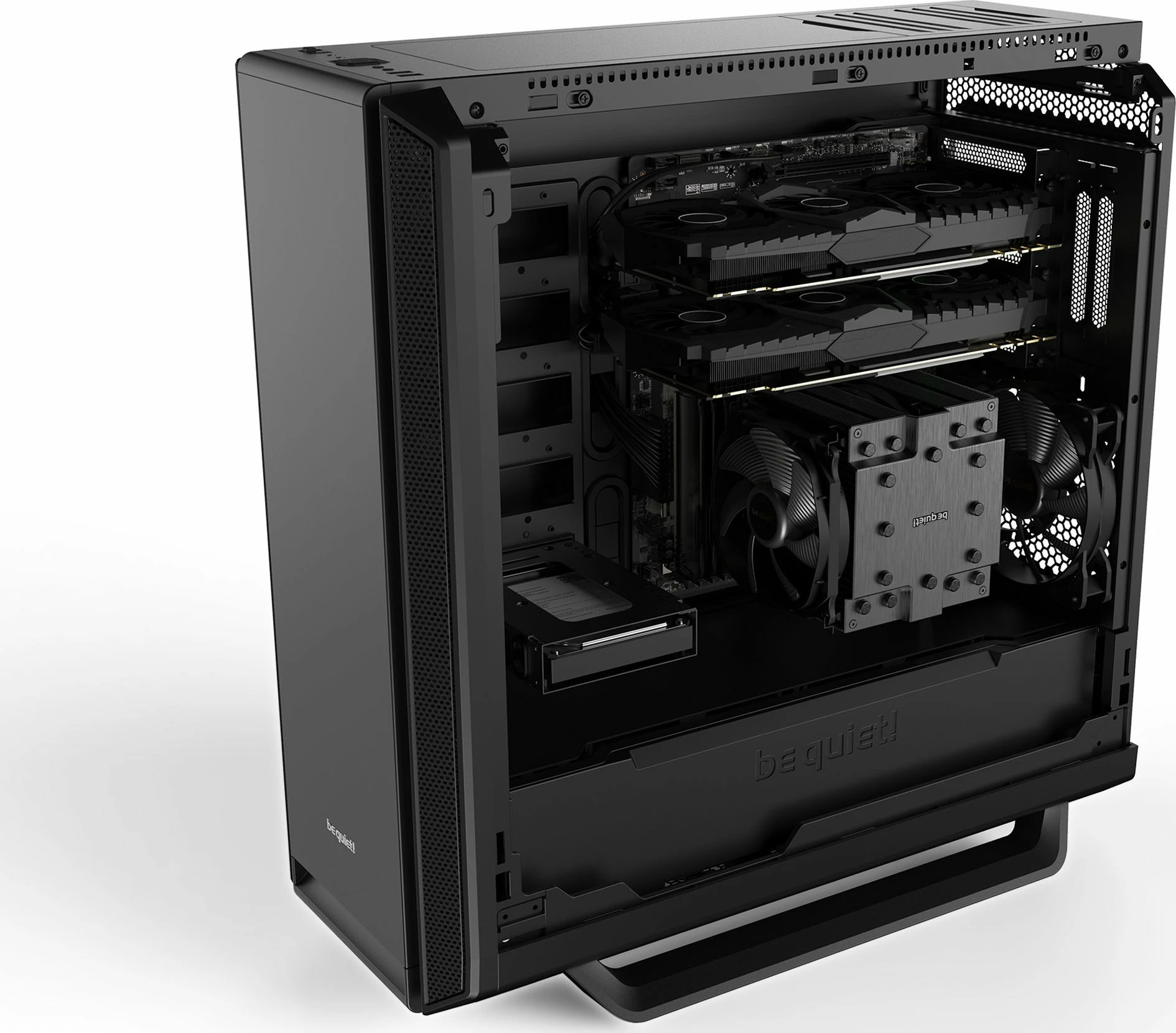 Kasë be quiet! Silent Base 802 BG039 Midi Tower ATX/eATX, pa dritare, USB Type-C, e zezë