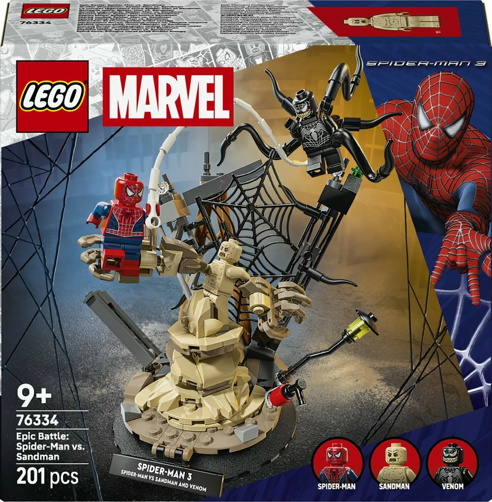 Set LEGO Marvel Epic Battle: Spider-Man vs. Sandman 76334, 201 pjesë (9+)