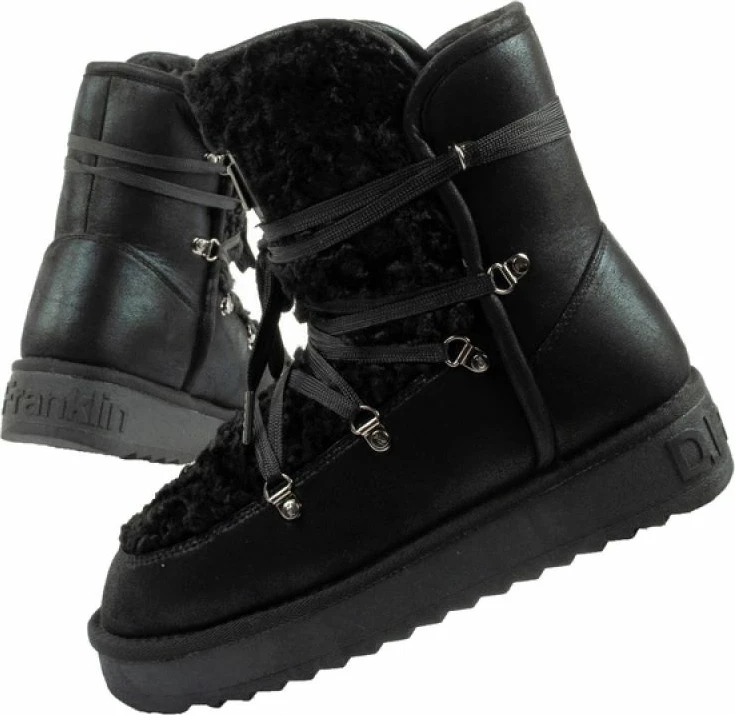 Çizme dimri për femra D.Franklin, të zeza