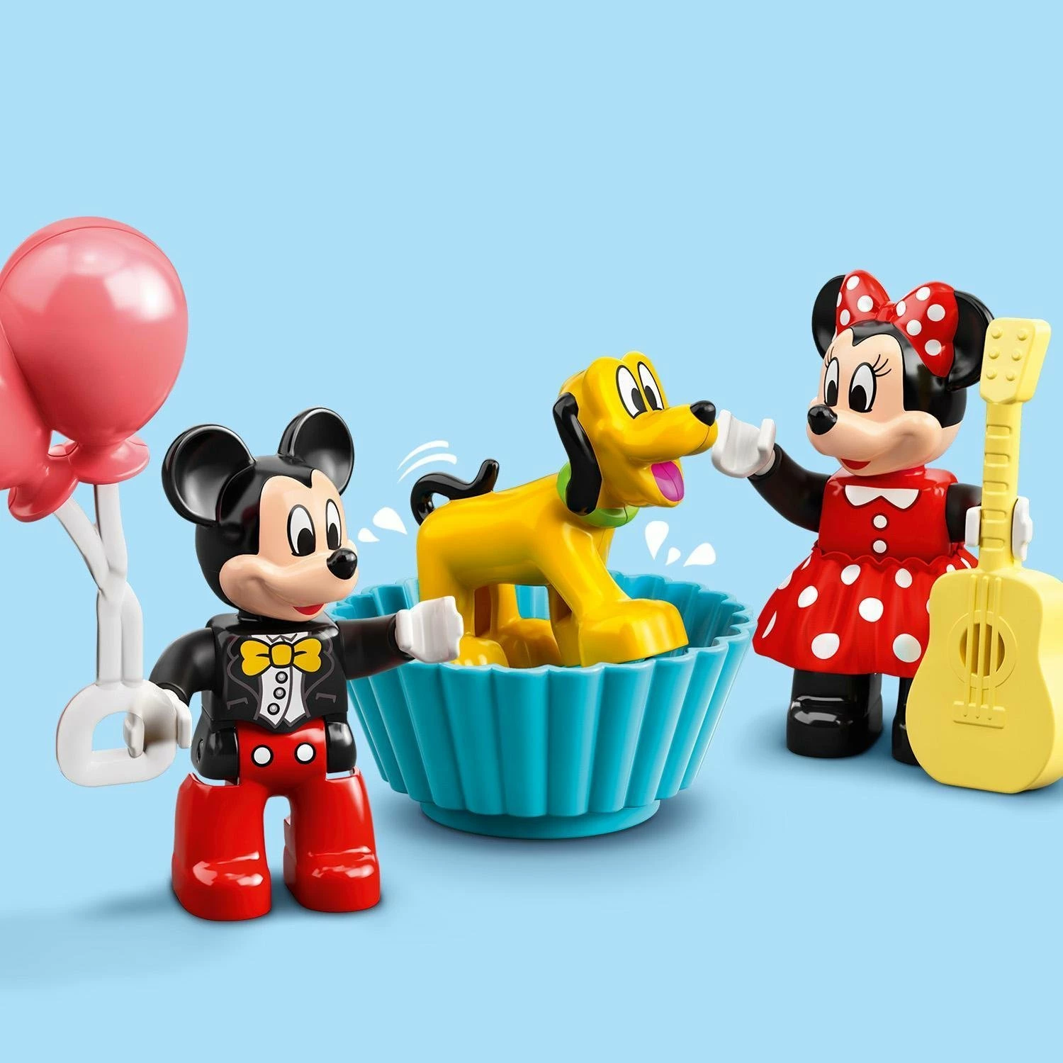 Set LEGO DUPLO Disney tren ditëlindjeje Mickey Mouse & Minnie Mouse 10941, 22 pjesë