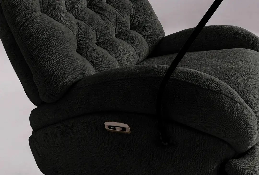 Karrige relaksuese elektrike Dream, ngjyrë e zezë, Atelier del Sofa