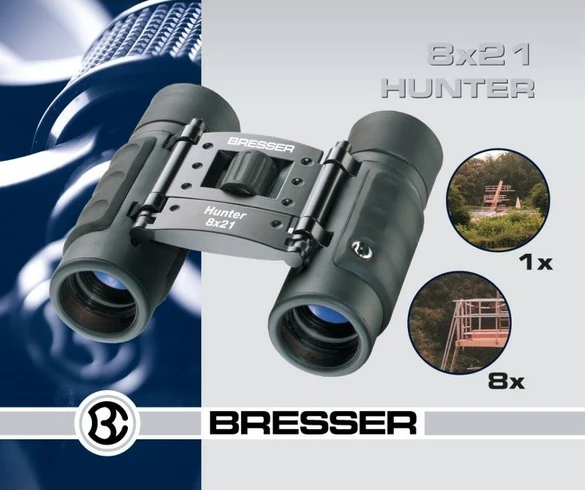 Dylbi Bresser Hunter 8x21 të zeza