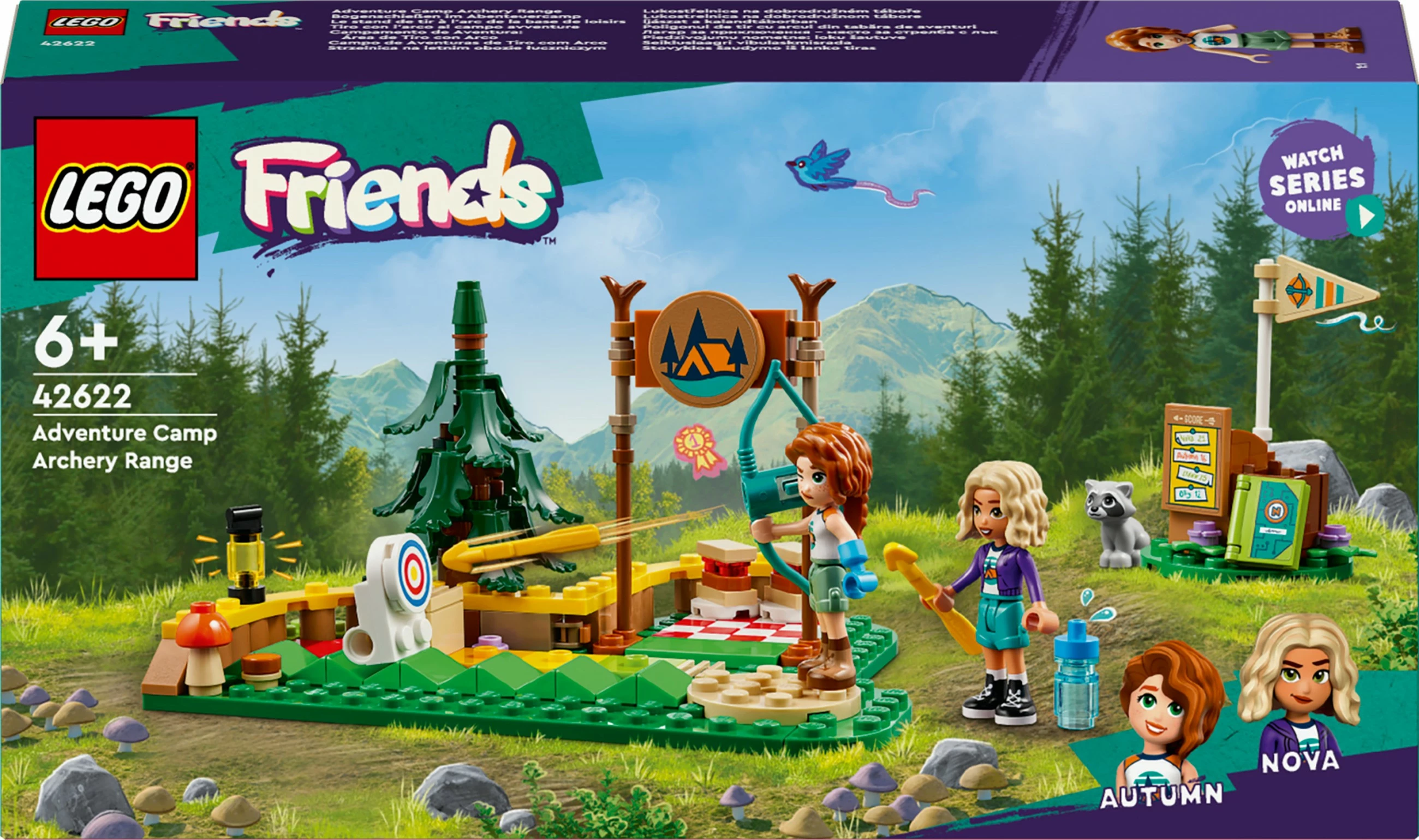 Set ndërtimi LEGO Friends 42622, kamp aventuresk, multikolor
