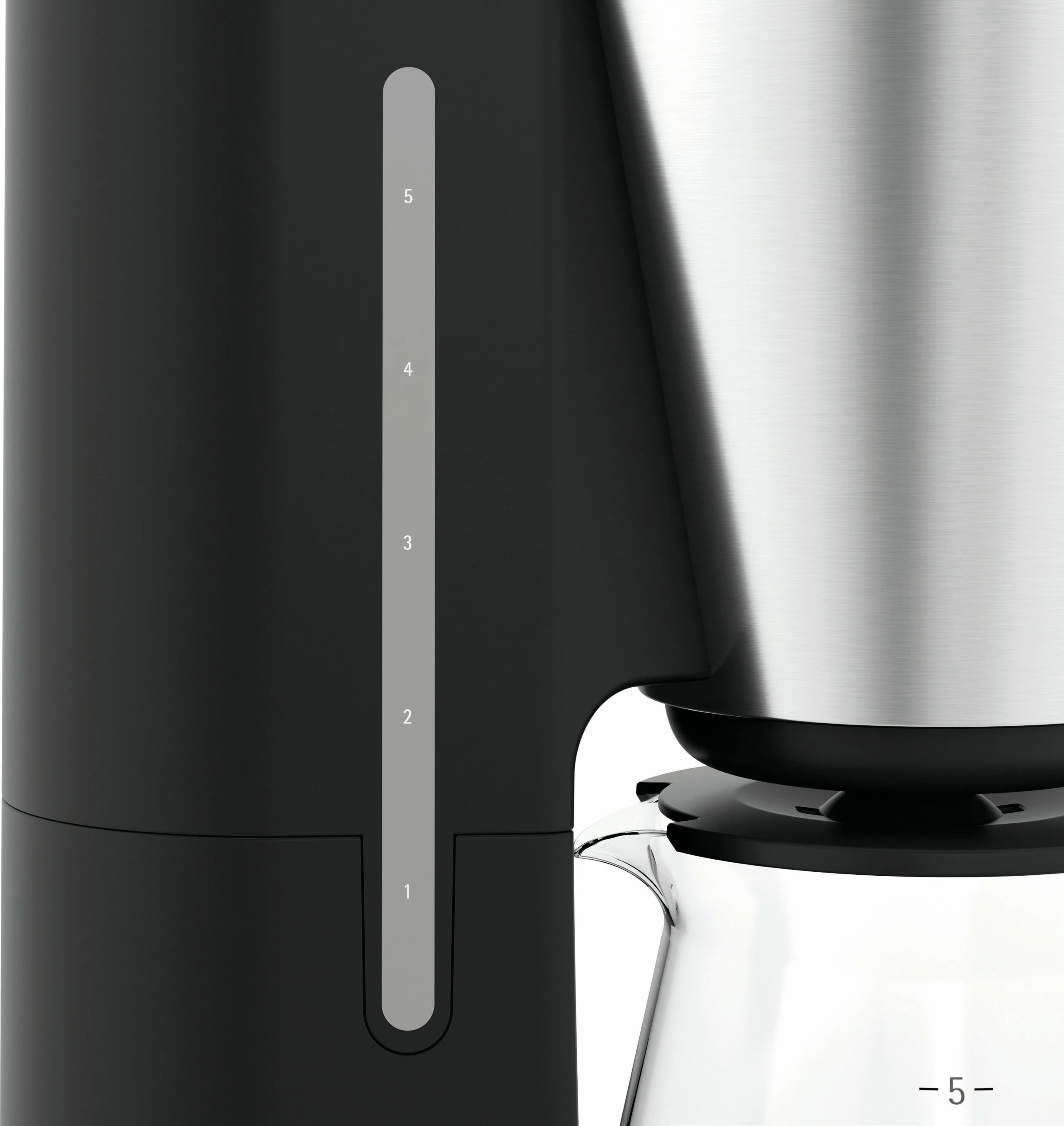 Makine kafeje WMF KÜCHENminis Aroma, 0.625L, xham, inoks