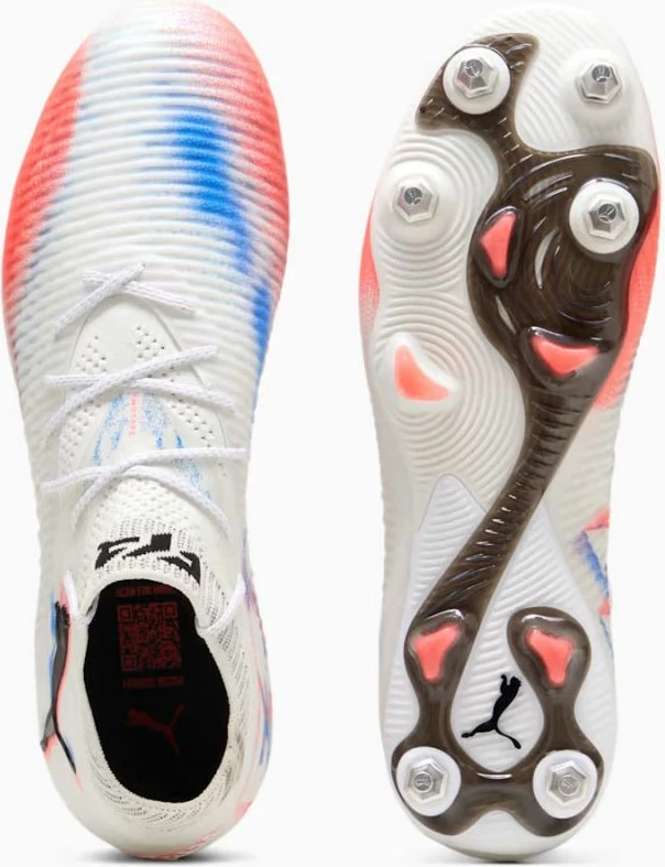 Atlete futbolli për meshkuj Puma, të bardha