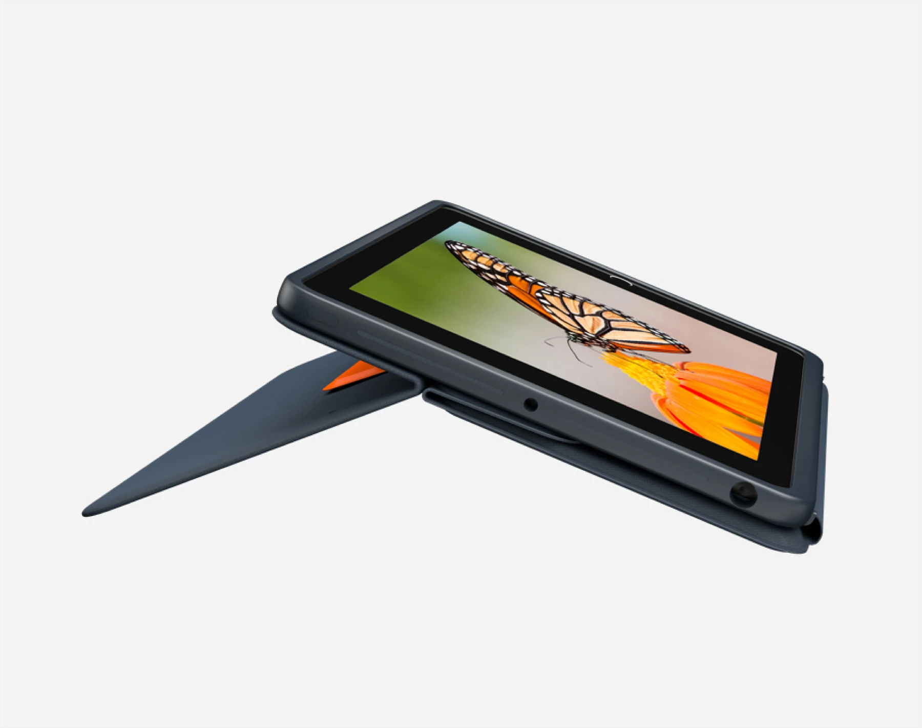 Mbështjellës me tastierë Logitech Rugged Combo 3 për iPad 7/8/9, QWERTY, Nordic, blu