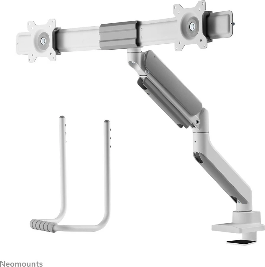 Krah monitori tavoline Neomounts, Clamp/Grommet, 8 kg, 43.2 cm (17"), 81.3 cm (32"), 100 x 100 mm, Bardhë