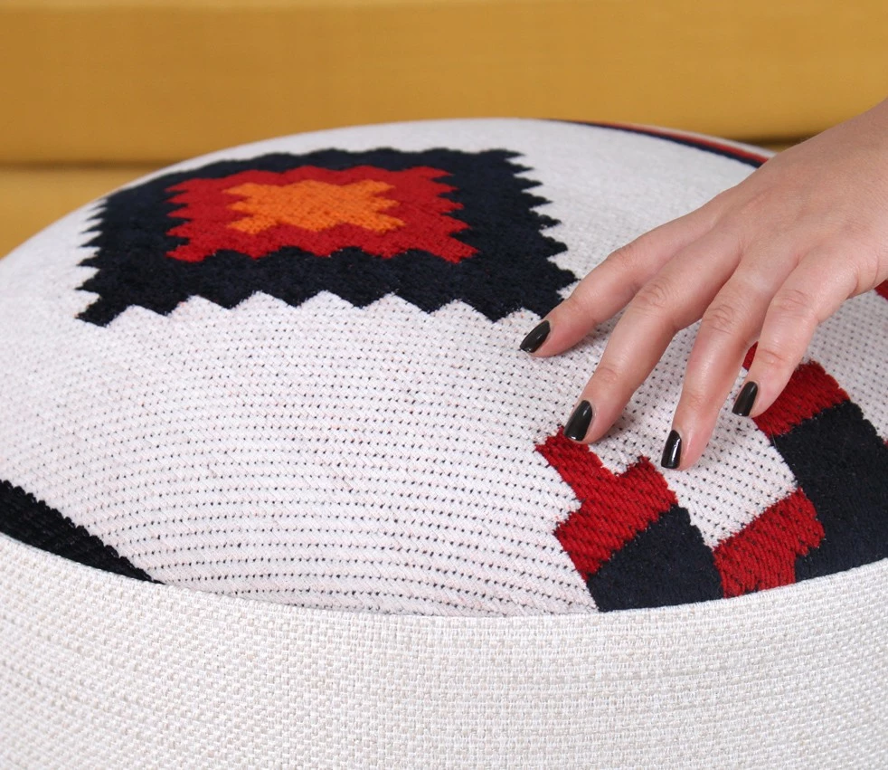 Puf bohemian, shumëngjyrësh, Atelier del Sofa, Farm