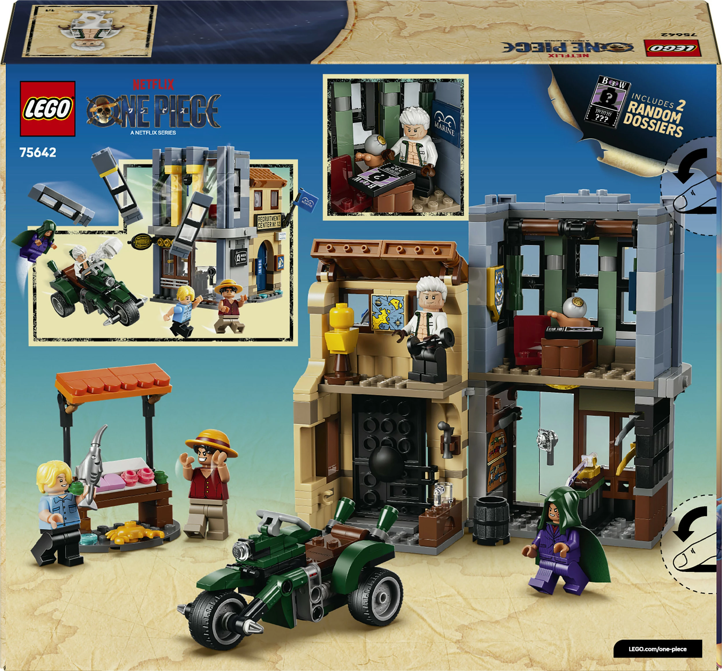 Set LEGO One Piece 75642 Showdown with Captain Smoker, 547 pjesë, 9+