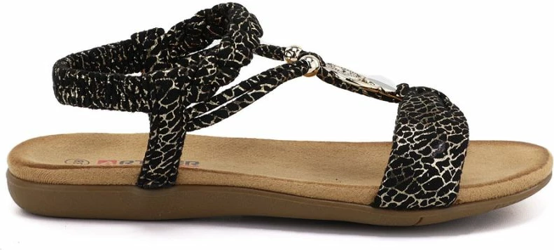 Sandale femrash Artiker 58C0629, të zeza
