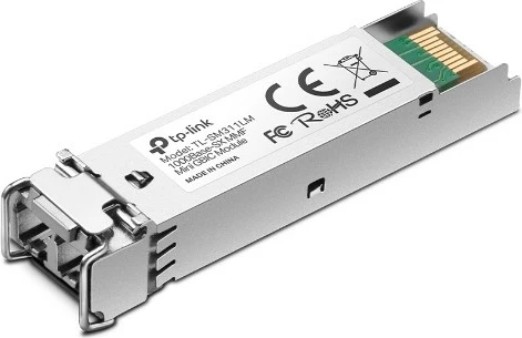 Modul MiniGBIC TP-Link, Fiber optik, 1250 Mbit/s, mini-GBIC/SFP, Metallic