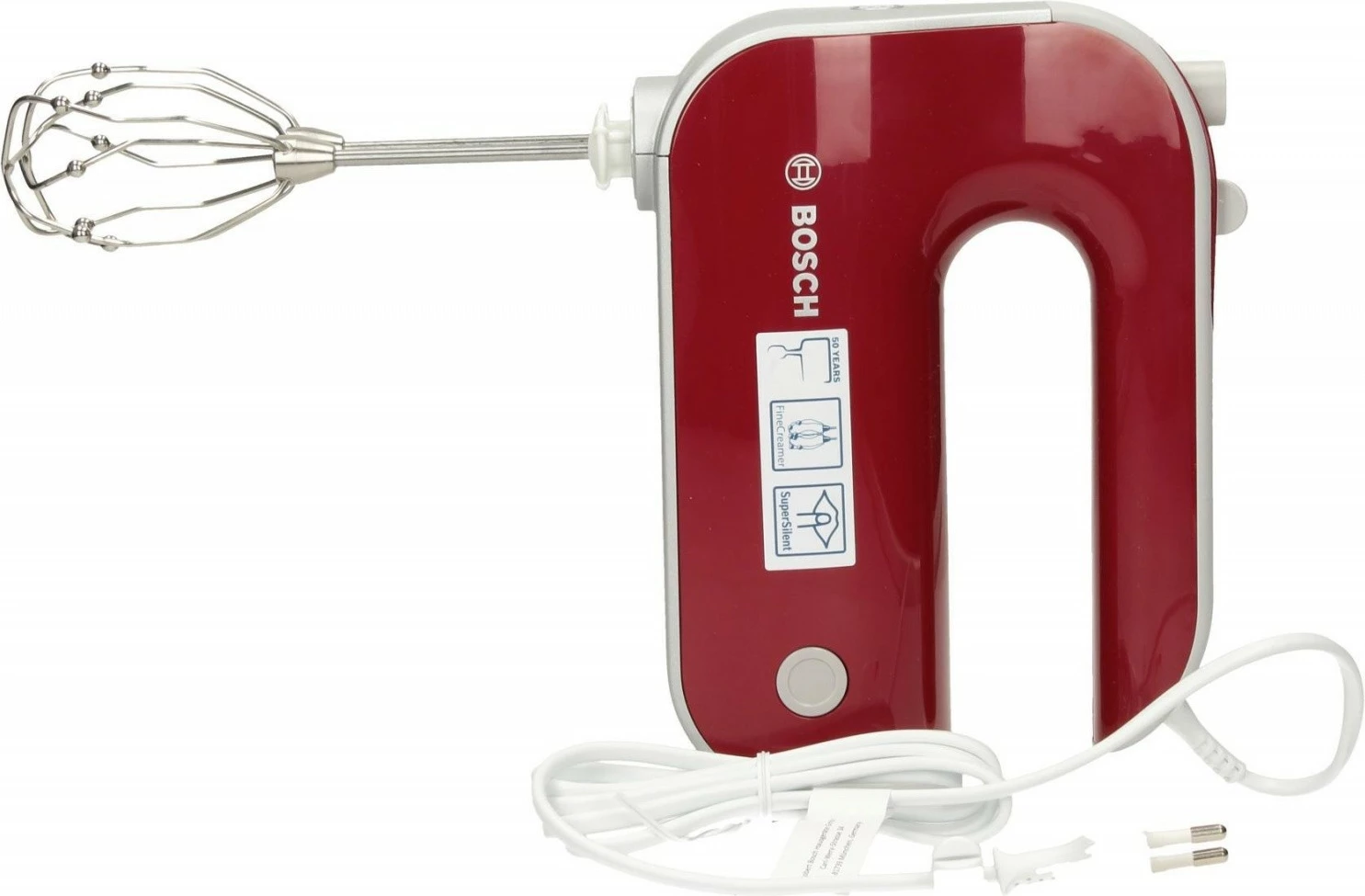 Mikser dore Bosch MFQ 40303, 500W, 5 shpejtësi, Kuq/Argjend