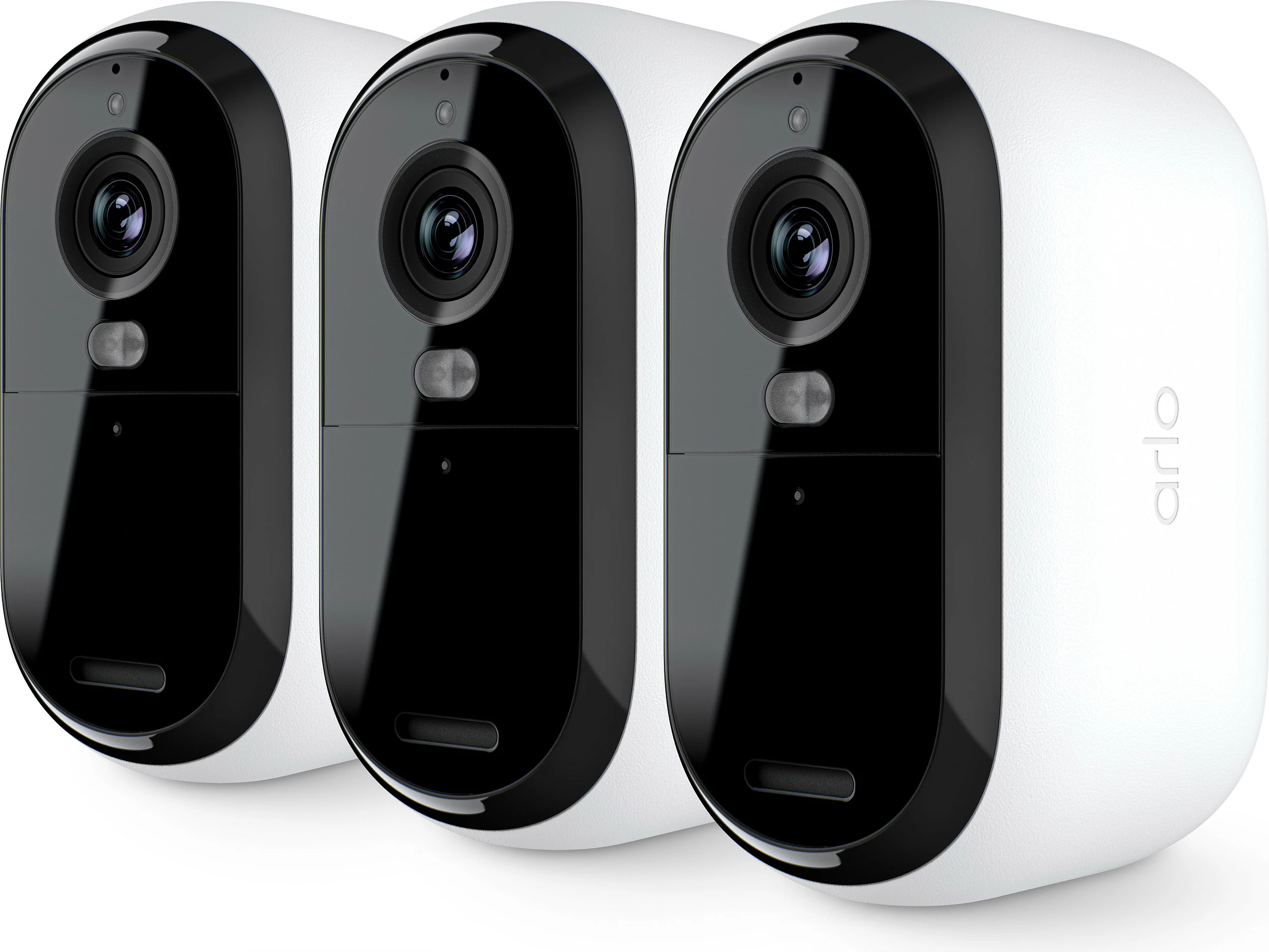 Kamerë sigurie IP ARLO Essential 3 2K, set 3 kamera, Wi‑Fi, indoor/outdoor, e bardhë