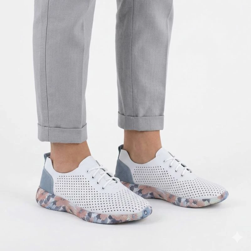 Këpucë të ulëta femra Artiker 58C0586, të bardha