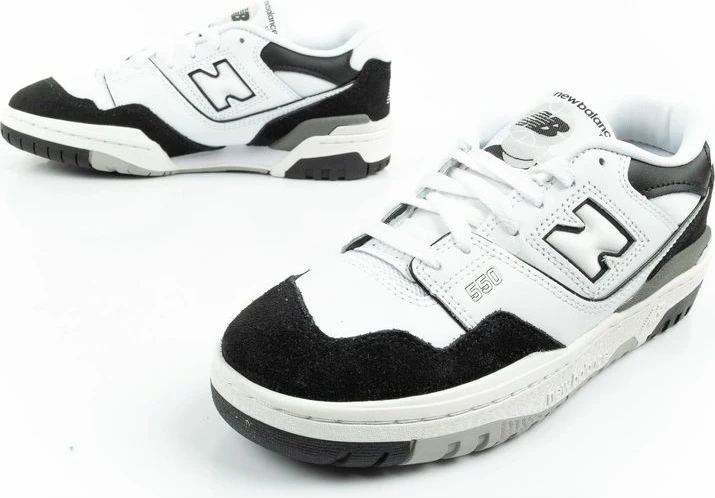 Atlete për fëmijë New Balance 550, të zeza të bardha