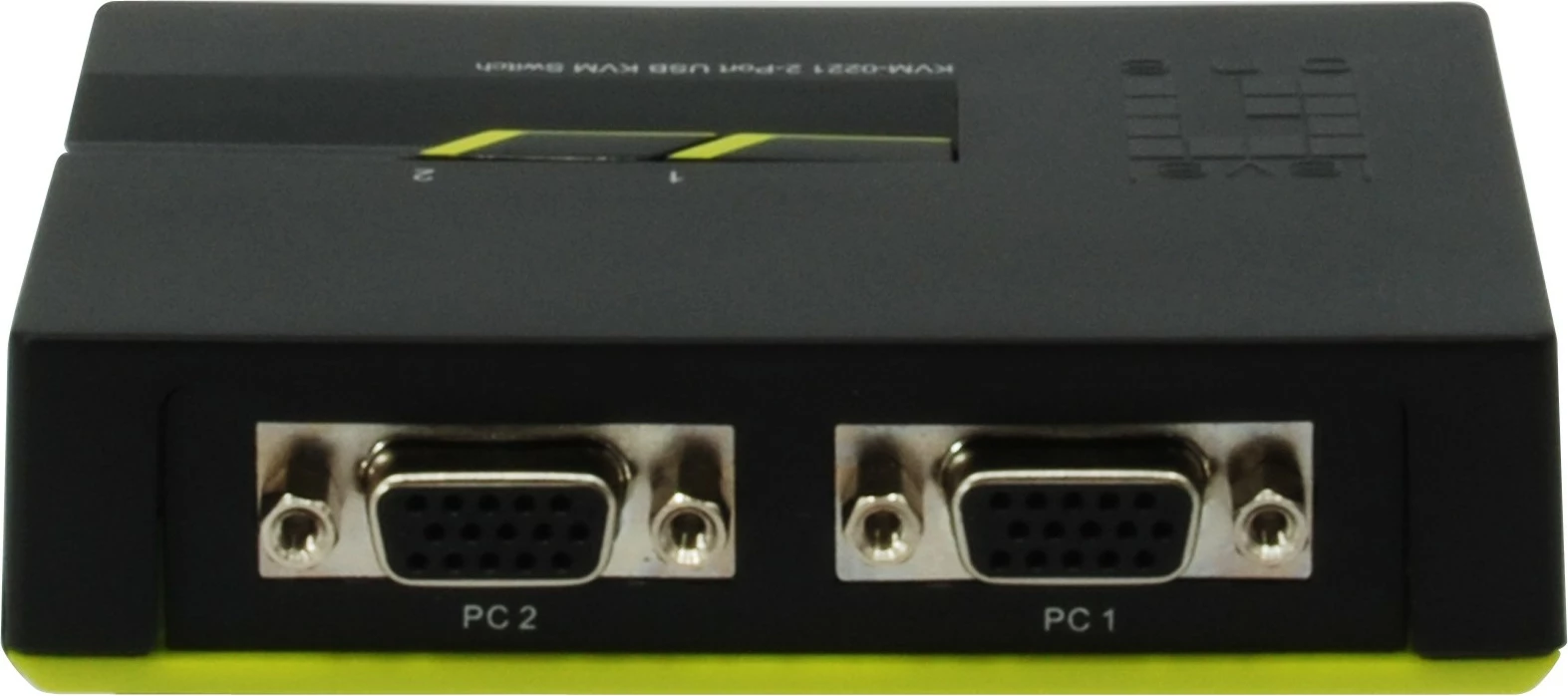 Switch KVM LevelOne 2-Port USB VGA, 2048 x 1536, i zi, jeshil