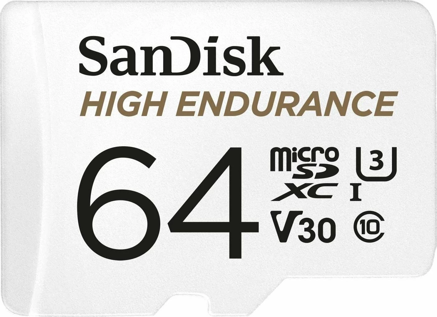 Kartelë memorie microSDXC SanDisk High Endurance SDSQQNR-064G-GN6IA 64GB Class 10 UHS-I/U3 V30, me adapter