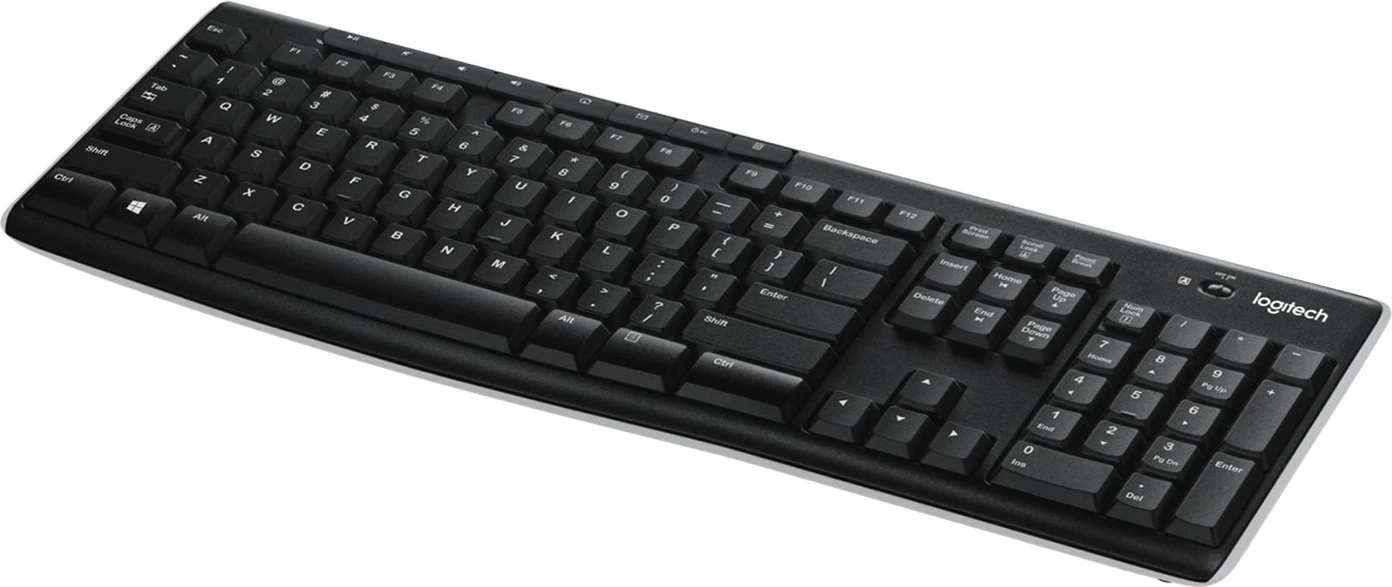 Tastierë wireless Logitech K270, e zezë