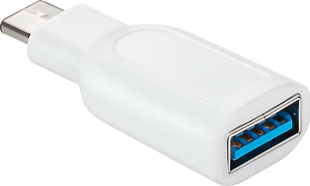 Adapter USB-C në USB-A Goobay, USB 3.0, i bardhë