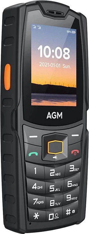 telefon me tasta AGM M6 SE, 4G LTE Dual SIM, 2.4\" ekran, 48MB RAM 128MB memorie, IP68/IP69K MIL-STD-810H, i zi