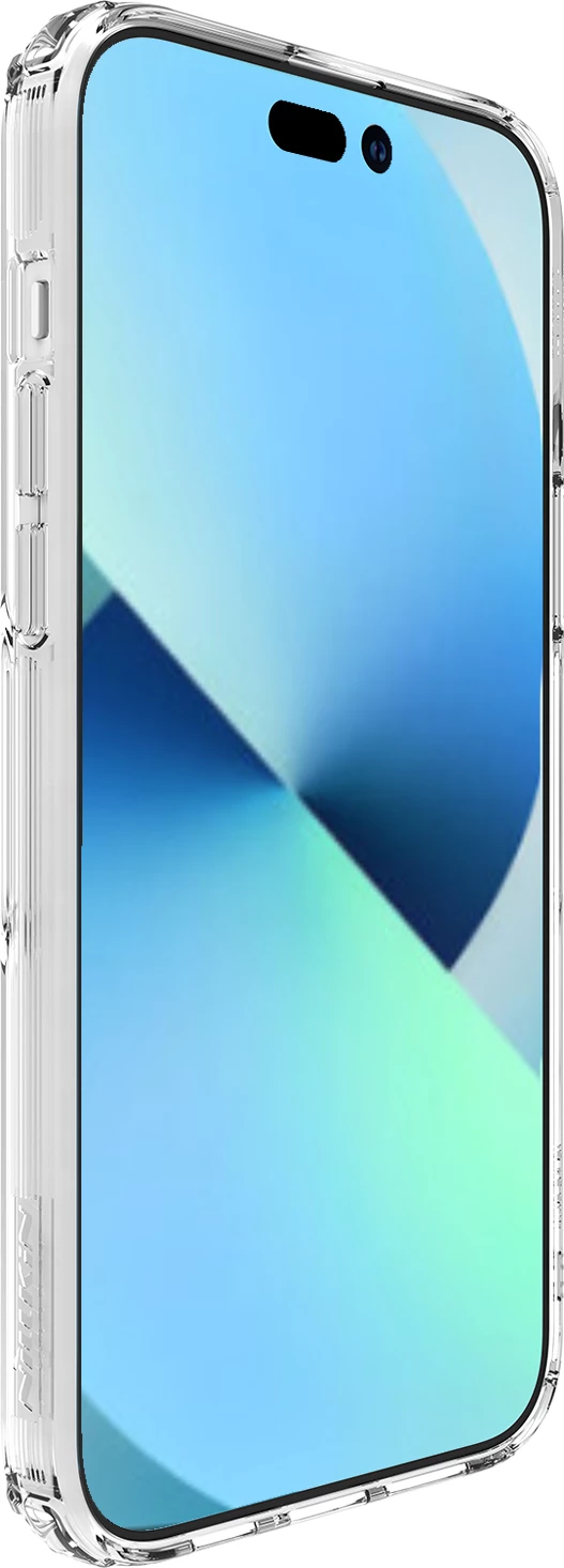 Mbështjellës Nillkin Nature Pro për iPhone 15 Pro, Transparent, Bardhë