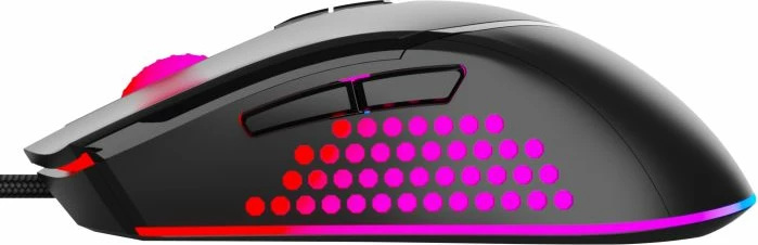 Maus gaming Sandberg Azazinator 6400 (640-20), 6400 DPI, USB, RGB, i zi