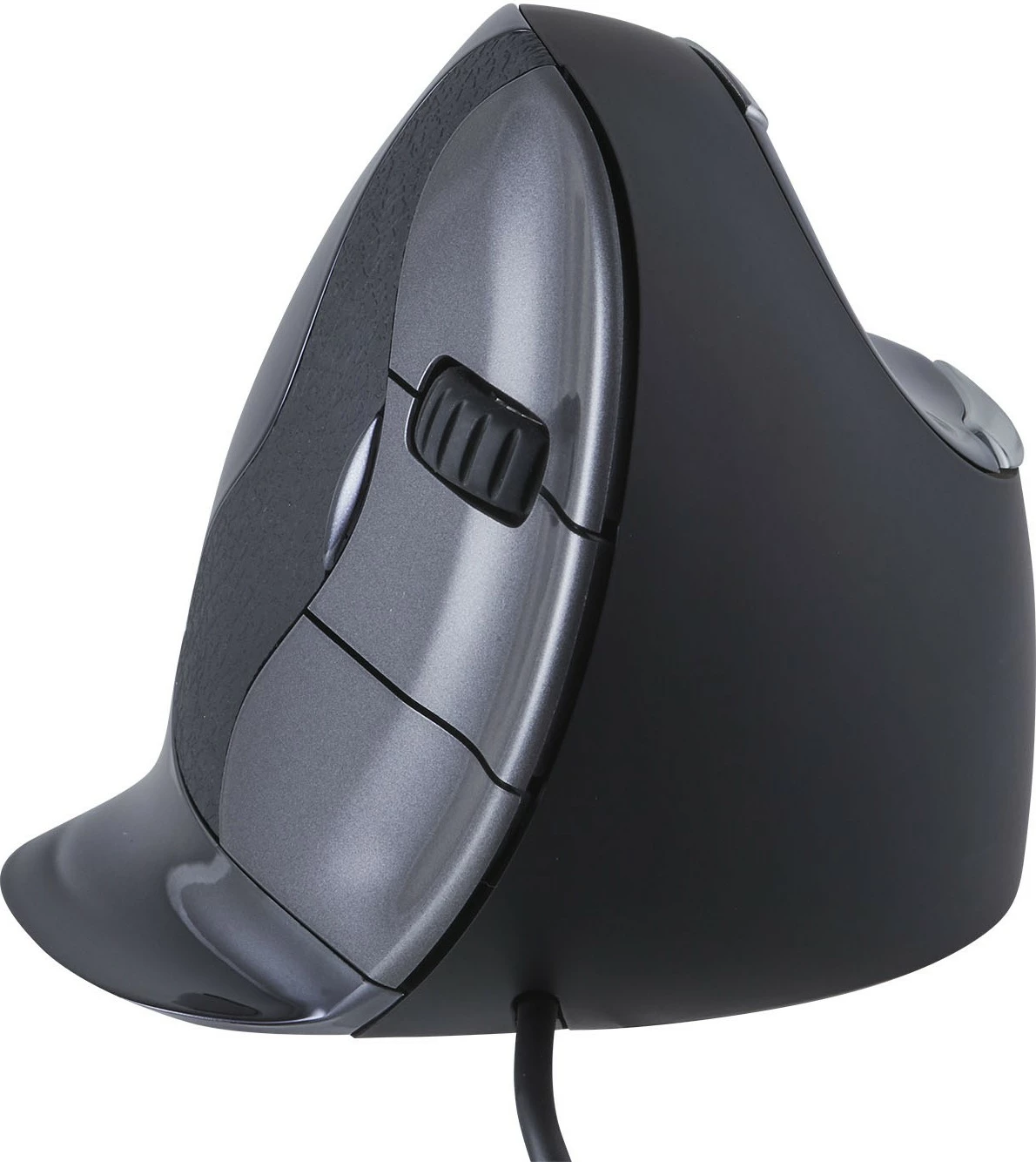 Maus vertikal Evoluent D, 6 taste, medium, hirtë