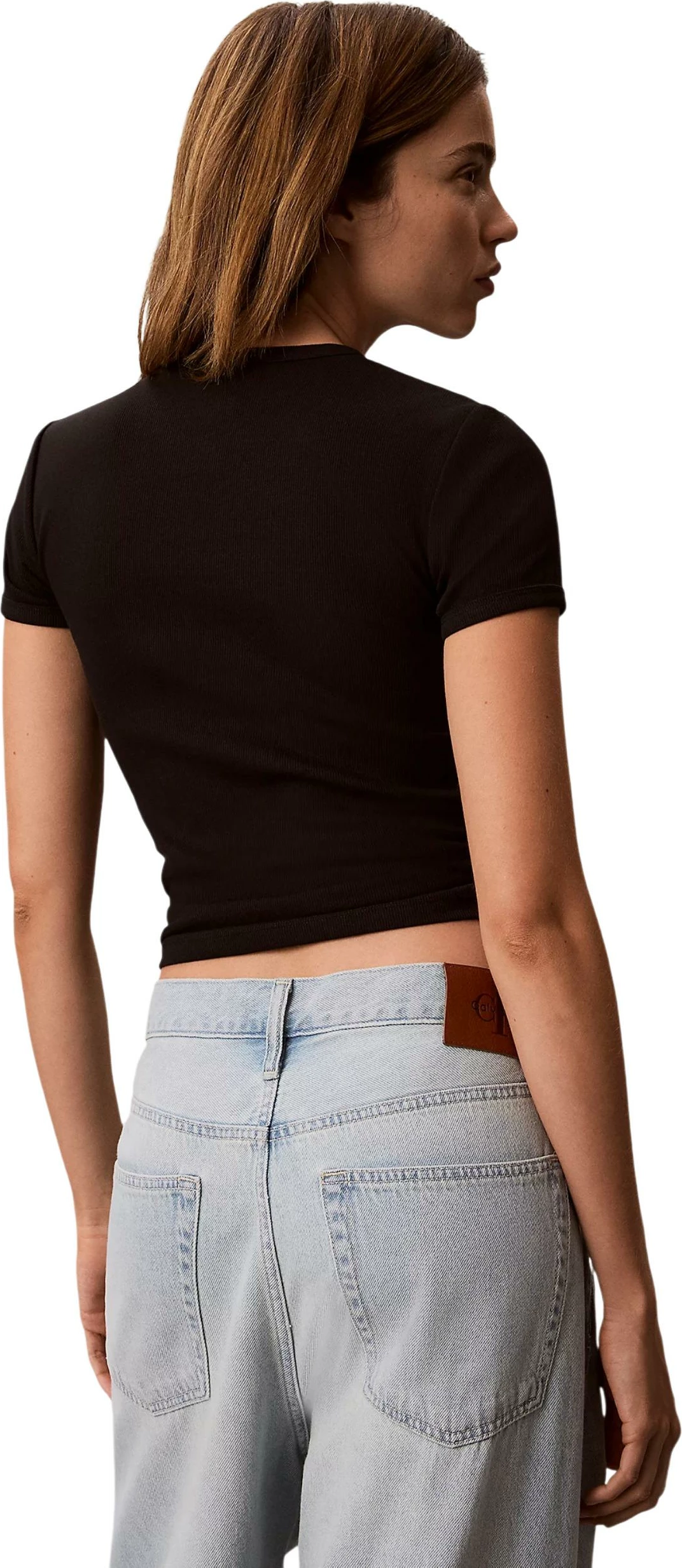 Maicë për femra Calvin Klein Jeans LV047G816G, e zezë [Madhësia: S]